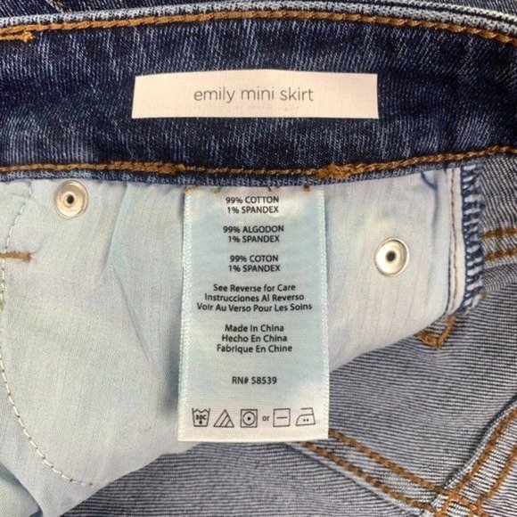 SOLD! STS Blue Emily Raw Hem Denim Mini Skirt - Picture 7 of 9